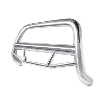 MBS-B7102 – BLACK HORSE Bull Bar, 2-1/2 Inch Diameter Tube Polished Stainless Steel Without Skid Plate Without Light ...